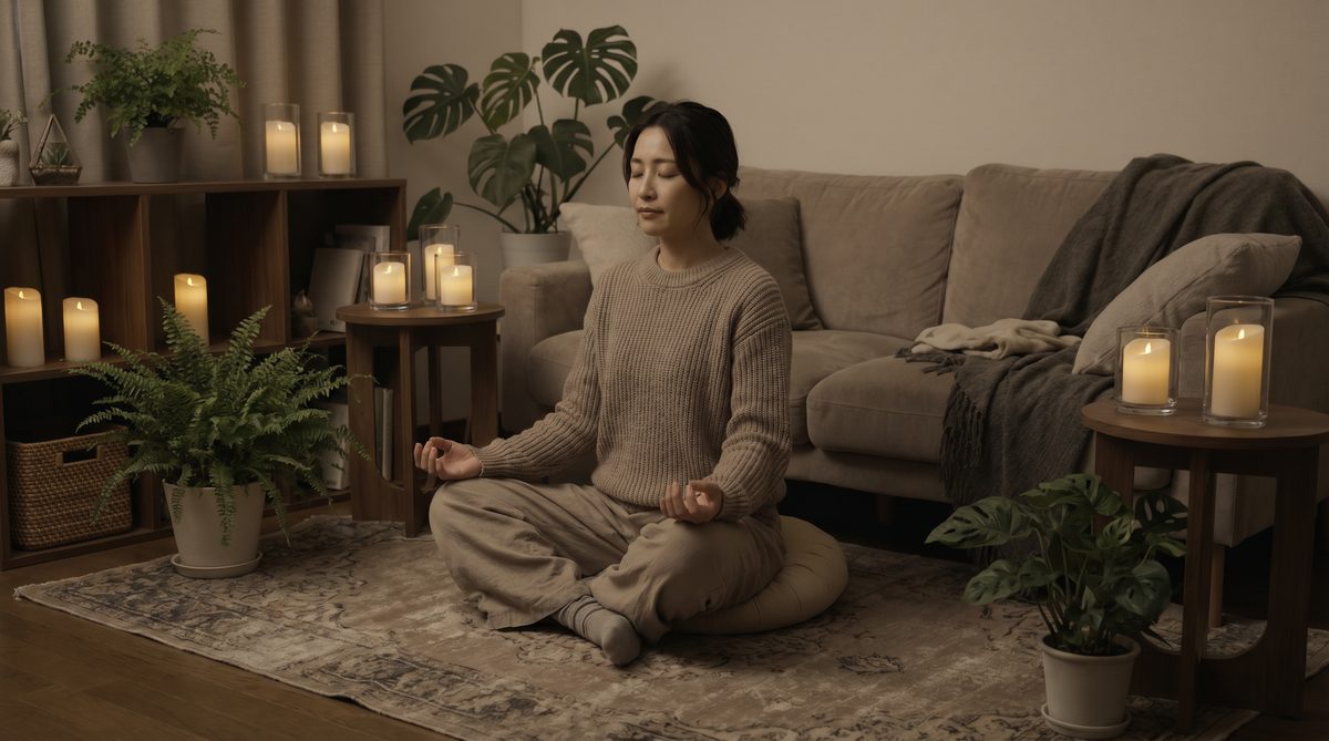 香蕉视频冥想入门视频演示，女性情绪疗愈生活视频，内在修复场景，fad9to9.cn